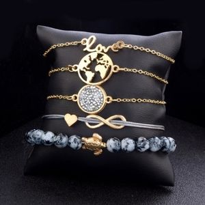 New. Infinity Love Earthbound Turtle Bracelet